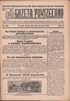 Gazeta Powszechna 1932.09.24 R.14 Nr220