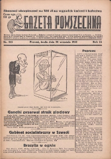 Gazeta Powszechna 1932.09.28 R.14 Nr223