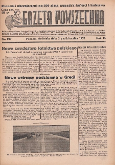 Gazeta Powszechna 1932.10.02 R.14 Nr227