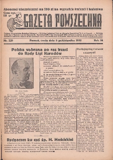 Gazeta Powszechna 1932.10.05 R.14 Nr229