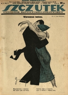 Szczutek : tygodnik satyryczno-polityczny. 1922.02.02 R.5 Nr5