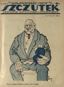 Szczutek : tygodnik satyryczno-polityczny. 1922.02.23 R.5 Nr8