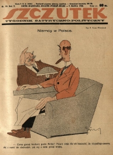 Szczutek : tygodnik satyryczno-polityczny. 1922.03.09 R.5 Nr10
