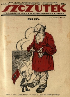Szczutek : tygodnik satyryczno-polityczny. 1922.03.16 R.5 Nr11