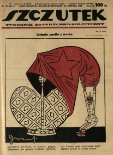 Szczutek : tygodnik satyryczno-polityczny. 1922.06.22 R.5 Nr25