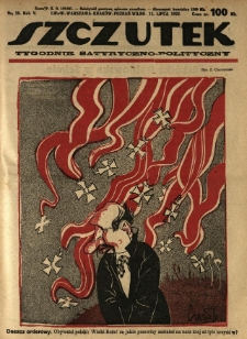 Szczutek : tygodnik satyryczno-polityczny. 1922.07.13 R.5 Nr28