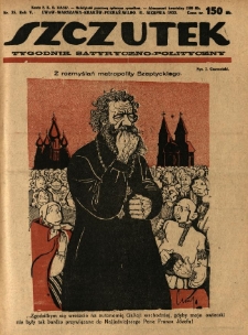 Szczutek : tygodnik satyryczno-polityczny. 1922.08.31 R.5 Nr35