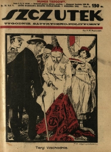 Szczutek : tygodnik satyryczno-polityczny. 1922.09.07 R.5 Nr36