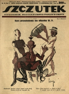 Szczutek : tygodnik satyryczno-polityczny. 1922.10.19 R.5 Nr42