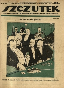 Szczutek : tygodnik satyryczno-polityczny. 1922.11.16 R.5 Nr46