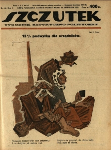 Szczutek : tygodnik satyryczno-polityczny. 1922.11.30 R.5 Nr48