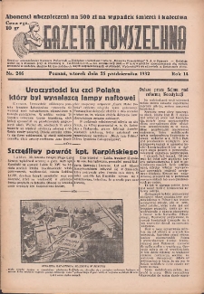 Gazeta Powszechna 1932.10.25 R.14 Nr246