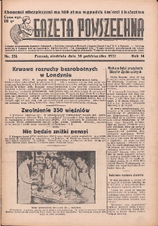 Gazeta Powszechna 1932.10.30 R.14 Nr251