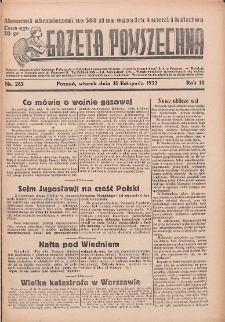 Gazeta Powszechna 1932.11.15 R.14 Nr263