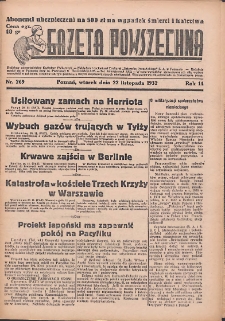 Gazeta Powszechna 1932.11.22 R.14 Nr269