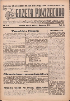 Gazeta Powszechna 1932.11.29 R.14 Nr275
