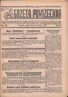 Gazeta Powszechna 1932.12.02 R.14 Nr278