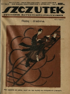 Szczutek : tygodnik satyryczno-polityczny. 1923.01.11 R.6 Nr2