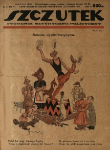 Szczutek : tygodnik satyryczno-polityczny. 1923.01.18 R.6 Nr3