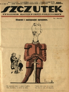 Szczutek : tygodnik satyryczno-polityczny. 1923.02.08 R.6 Nr6