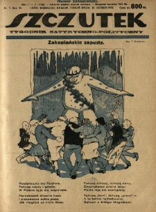 Szczutek : tygodnik satyryczno-polityczny. 1923.02.15 R.6 Nr7