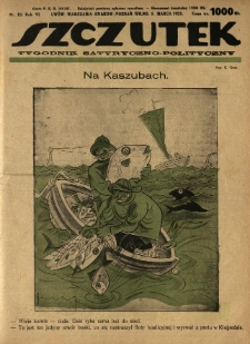 Szczutek : tygodnik satyryczno-polityczny. 1923.03.08 R.6 Nr10