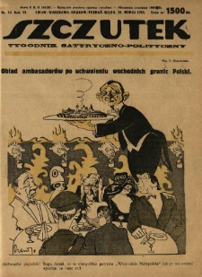 Szczutek : tygodnik satyryczno-polityczny. 1923.03.22 R.6 Nr12