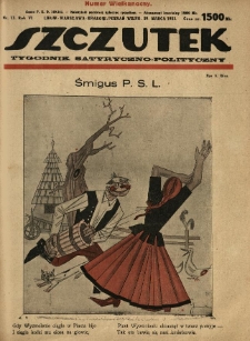 Szczutek : tygodnik satyryczno-polityczny. 1923.03.29 R.6 Nr13