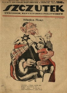 Szczutek : tygodnik satyryczno-polityczny. 1923.04.12 R.6 Nr15