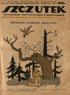 Szczutek : tygodnik satyryczno-polityczny. 1923.04.19 R.6 Nr16