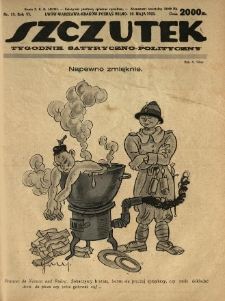 Szczutek : tygodnik satyryczno-polityczny. 1923.05.10 R.6 Nr19