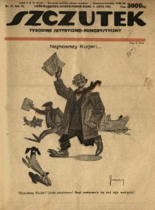 Szczutek : tygodnik satyryczno-polityczny. 1923.07.05 R.6 Nr27