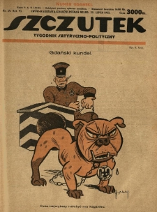 Szczutek : tygodnik satyryczno-polityczny. 1923.07.19 R.6 Nr29