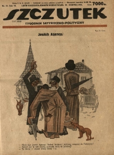 Szczutek : tygodnik satyryczno-polityczny. 1923.08.30 R.6 Nr35