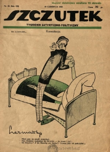 Szczutek : tygodnik satyryczno-polityczny. 1925.06.18 R.8 Nr25