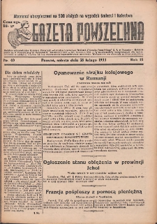Gazeta Powszechna 1933.02.18 R.15 Nr40