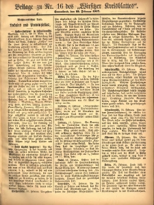 Beilage zu Nr.16 des „Wirsitzer Kreisblattes” 1907.02.23