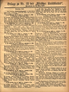 Beilage zu Nr.20 des „Wirsitzer Kreisblattes” 1907.03.16