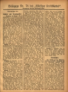 Beilage zu Nr.78 des „Wirsitzer Kreisblattes” 1907.09.28