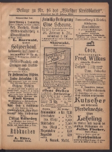 Beilage zu Nr.16 des „Wirsitzer Kreisblattes” 1908.02.22