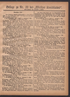 Beilage zu Nr.22 des „Wirsitzer Kreisblattes” 1908.03.14