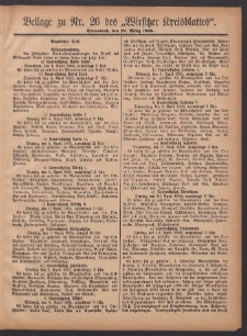 Beilage zu Nr.26 des „Wirsitzer Kreisblattes” 1908.03.28