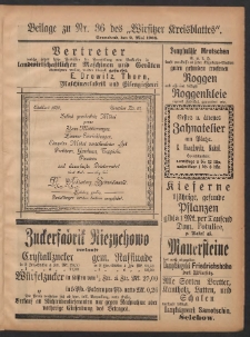 Beilage zu Nr.36 des „Wirsitzer Kreisblattes” 1908.05.02