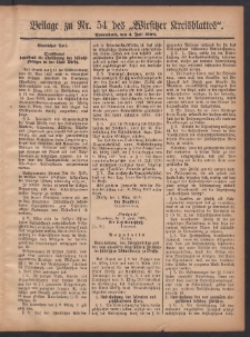 Beilage zu Nr.54 des „Wirsitzer Kreisblattes” 1908.07.04
