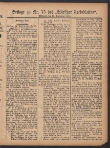 Beilage zu Nr.75 des „Wirsitzer Kreisblattes” 1908.09.16