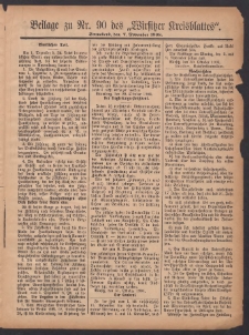 Beilage zu Nr.90 des „Wirsitzer Kreisblattes” 1908.11.07