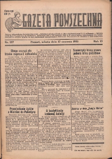 Gazeta Powszechna 1933.06.17 R.15 Nr137