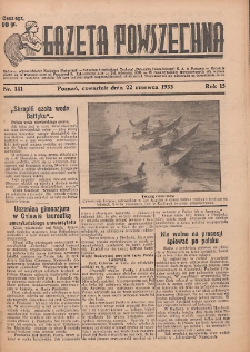Gazeta Powszechna 1933.06.22 R.15 Nr141