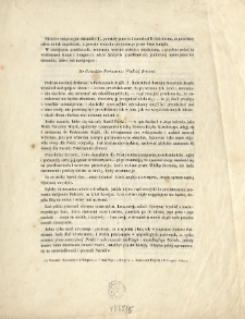 [Objaśnienia. Incipit]: Niektóre emigracyjne dzienniki, powstały przeciw Jenerałowi Rybińskiemu ...