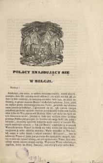 Polacy znajdujący się w Belgji [Inc.:] Rodacy! Kiedyśmy, rok temu, w cichém zebraniu naszém, wśród obcych, pamiątce dnia 29go należną cześć oddawali [...]